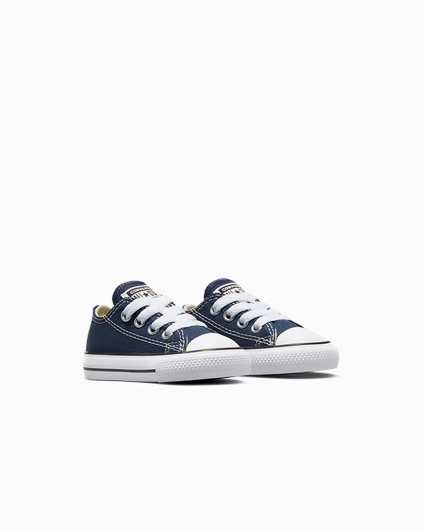 Zapatillas Bajas Converse Chuck Taylor All Star Classic Niña Azul Marino | PE WEP7L5